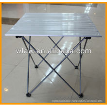 Portable lawn aluminum plate camping tables